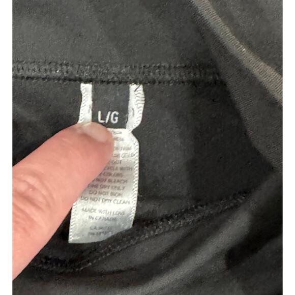 Michi Womens Black Leggings Pant Yoga Active Workout  Large L - Picture 3 of 5